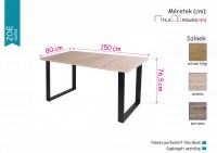 Zoe-asztal