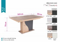 Aliz-asztal-mérete
