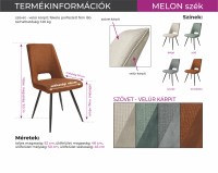 Melon-szek-meretrajz